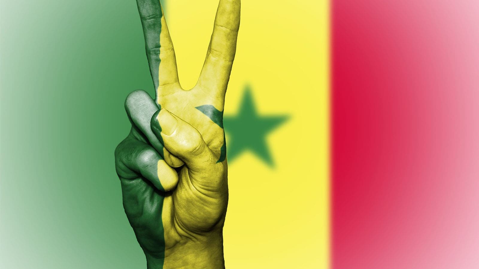 Senegal Flag and Peace