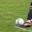 Ball being kicked