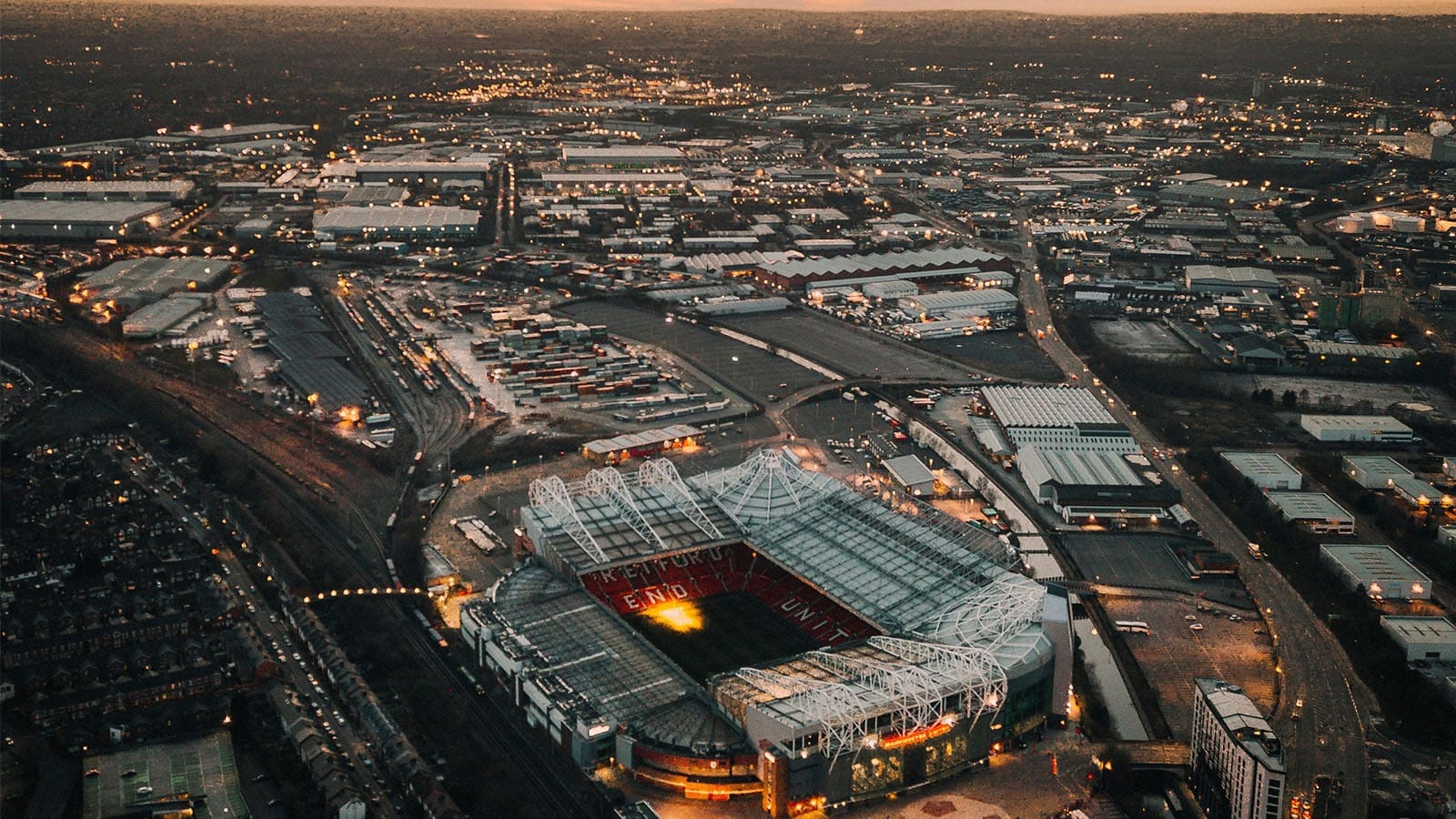 Old Trafford at Night