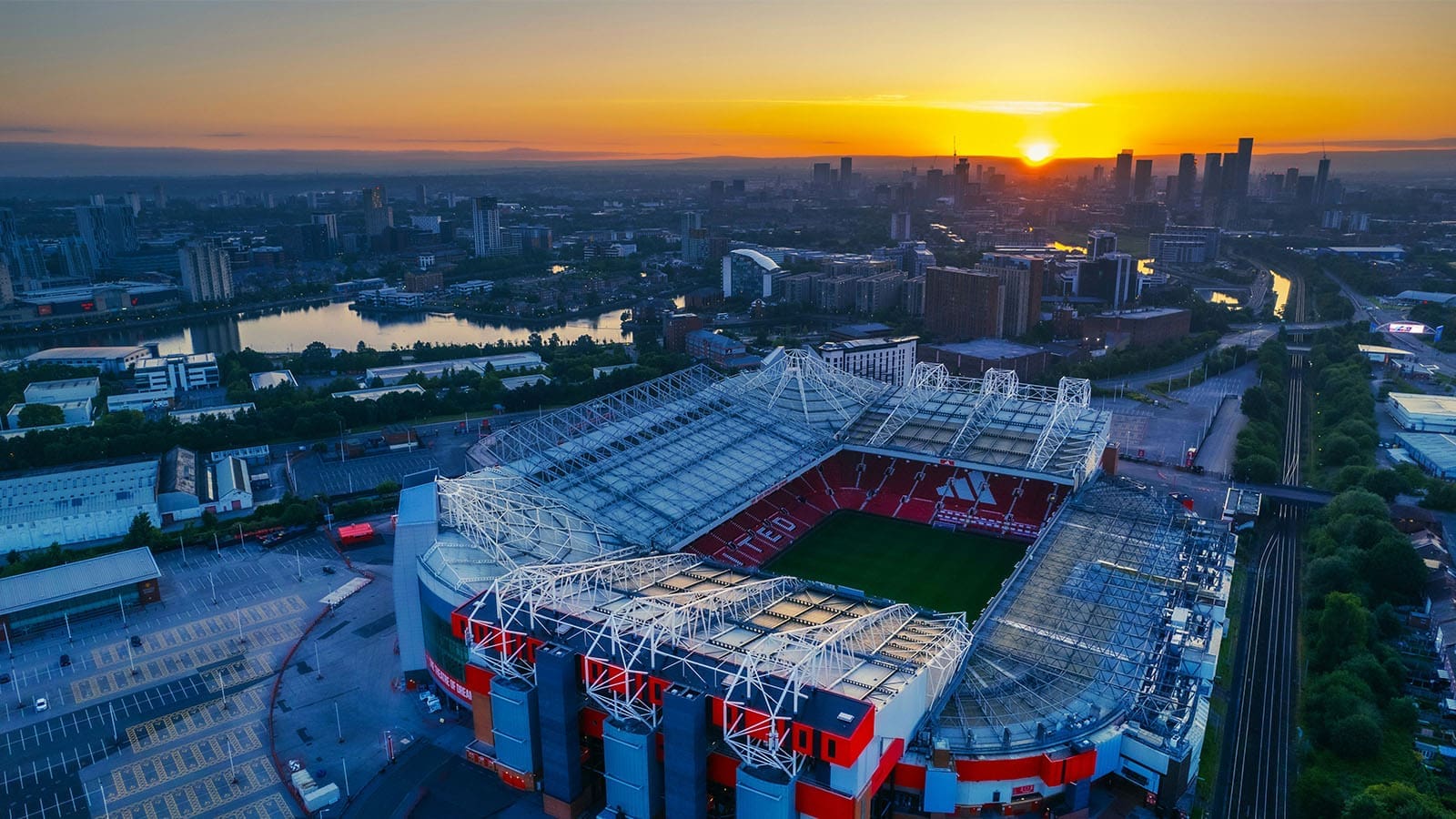 Old Trafford Areal Shot